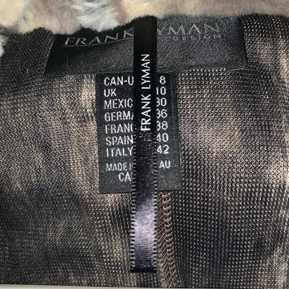 Frank Lyman design Fur vest